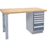 Heavy-Duty Workbench, 1500 lbs. Cap., 72" W x 36" D, 34" H Maritime Industrial Rubber