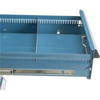 Pedestal Workbench with One Door & Two Drawers, 2 Drawers, 18" W x 21" D x 28" H Maritime Industrial Rubber