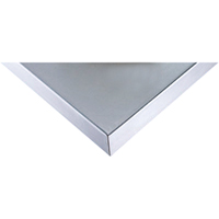 Dessus d'&eacute;tabli en acier inoxydable 304 avec &acirc;me en bois, 24" p x 48" la, 1-3/4" d'&eacute;paisseur Maritime Industrial Rubber