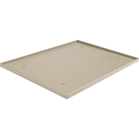 Fond de casier, Convient aux casiers 12" x 18", Beige, Plastique Maritime Industrial Rubber
