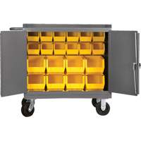Armoire d'&eacute;tabli mobile avec bacs, Acier Surface Maritime Industrial Rubber