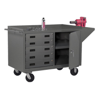 Armoire d'&eacute;tabli mobile, Acier Surface Maritime Industrial Rubber