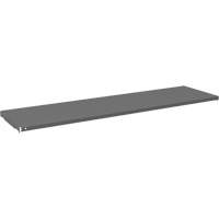 Tablette pour armoire, 59-3/4" x 16-3/8", Capacit&eacute; de 500 lb, Gris Maritime Industrial Rubber