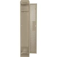 Casiers Clean Line, 12" x 12" x 82", Acier, Beige, Rivet (assembl&eacute;), Perfor&eacute; Maritime Industrial Rubber