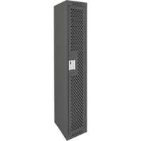 Casiers Clean Line, 12" x 12" x 72", Acier, Charbon, Rivet (assembl&eacute;), Perfor&eacute; Maritime Industrial Rubber