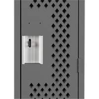 Casiers Clean Line, 12" x 12" x 72", Acier, Charbon, Rivet (assembl&eacute;), Perfor&eacute; Maritime Industrial Rubber