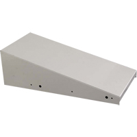 Casiers &eacute;conomiques &agrave; dessus inclin&eacute; Clean Line, Bloc de 1, 18" p x 12" la x 6" ha, Gris, Acier Maritime Industrial Rubber