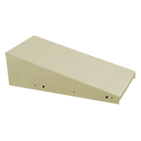 Casiers &eacute;conomiques &agrave; dessus inclin&eacute; Clean Line, Bloc de 1, 18" p x 12" la x 6" ha, Beige, Acier Maritime Industrial Rubber