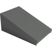 Dessus inclin&eacute; pour casiers robustes enti&egrave;rement soud&eacute; Concorde, Bloc de 1, 18" p x 12" la x 6" ha, Acier Maritime Industrial Rubber