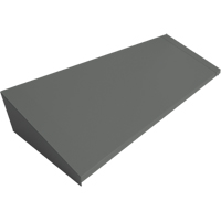 Dessus inclin&eacute; pour casiers robustes enti&egrave;rement soud&eacute; Concorde, Bloc de 4, 18" p x 48" la x 6" ha, Acier Maritime Industrial Rubber