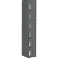 Casiers robustes Concorde, 6 niveaux, 12" x 18" x 72", Acier, Charbon, Soud&eacute; (assembl&eacute;) Maritime Industrial Rubber