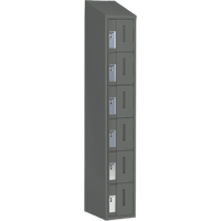 Casiers robustes Concorde, 6 niveaux, 12" x 18" x 78", Acier, Charbon, Soud&eacute; (assembl&eacute;) Maritime Industrial Rubber