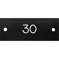 Locker Number Plates Maritime Industrial Rubber