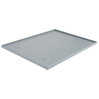 Fond de casier, Convient aux casiers 12" x 18", Gris fonc&eacute;, Plastique Maritime Industrial Rubber