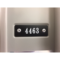 Locker Plate Numbers Maritime Industrial Rubber