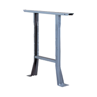 Patte &eacute;vas&eacute;e pour &eacute;tabli, Acier, 30" p x 28" h, Simple Maritime Industrial Rubber