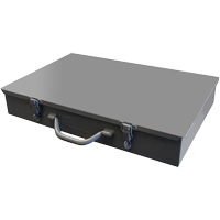 Compartment Steel Scoop Boxes, 17.875" W x 12" D x 3" H, 13 Compartments Maritime Industrial Rubber