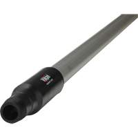 Transport Line Handle, Aluminum/Polypropylene, Ergonomic, Euro Threaded Tip, 1-1/4" Diameter, 59" Length Maritime Industrial Rubber