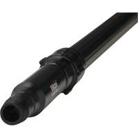 Transport Line Handle, Aluminum/Polypropylene, Telescopic, Euro Threaded Tip, 1-1/4" Diameter, 63" - 109" Length Maritime Industrial Rubber