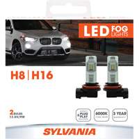 H8 Headlight Bulb, LED, 12.8 W/9 W, White Maritime Industrial Rubber