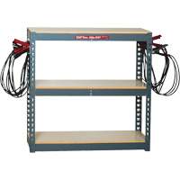 Battery Charging Rack with 10 Clamp Sets Maritime Industrial Rubber