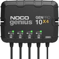 Chargeur de batterie embarqu&eacute; &agrave; 4 sorties de 40 amp&egrave;res GenPro10X4 Genius Maritime Industrial Rubber