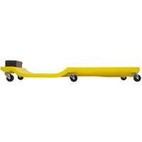 Yellow Low Profile Plastic Creeper Maritime Industrial Rubber