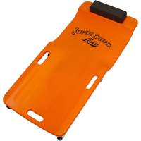 Neon Orange Low Profile Plastic Creeper Maritime Industrial Rubber