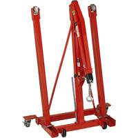 Folding Engine Crane, 2500 lbs. (1.25 tons) Capacity Maritime Industrial Rubber