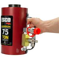 Heavy-Duty Hydraulic Cylinder, 6" Stroke, 75 Ton(s) Capacity, 10000 PSI Maritime Industrial Rubber