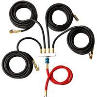 Wall-Mounted Tire Inflation System with 4-Hose Manifold Maritime Industrial Rubber