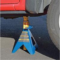 Jack Stand, Locking Handle/Ratchet, 6 tons Capacity, 25-1/4" H Maritime Industrial Rubber