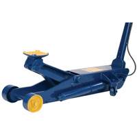 Long Chassis Service Jack, 10 Ton(s) Capacity, 6-3/4" Lowered, 25-1/2" Raised, Air Hydraulic Maritime Industrial Rubber