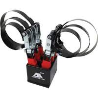 6-Piece Oil Filter Wrench Kit with Magnetic Stand Maritime Industrial Rubber