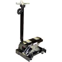 Cric de service de plancher, 12 tonne(s) Capacit&eacute;, 7-1/2" Abaiss&eacute;e, 15-3/4" &eacute;lev&eacute;e, Air comprim&eacute;/hydraulique Maritime Industrial Rubber