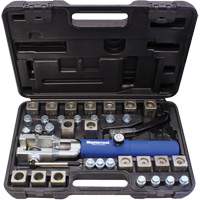 Jeu d'outils &agrave; &eacute;vaser hydraulique universel avec manche bleu & jeu d'adaptateurs Maritime Industrial Rubber
