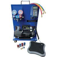 Dual R134A/R1234Yf Single-Stage Portable Electronic Charging Station Maritime Industrial Rubber