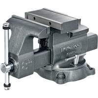 KT4800 Professional Reversible Mechanics Vise, 8" Jaw Width, 4-7/8" Throat Depth, Swivel Base Maritime Industrial Rubber