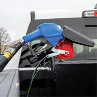 Blue Cold Weather Automatic Diesel Spout Nozzle Maritime Industrial Rubber