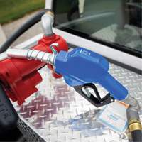 Blue Cold Weather Automatic Diesel Spout Nozzle Maritime Industrial Rubber