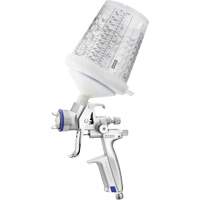 Pistolet de peinture de premi&egrave;re qualit&eacute; 4400?B RP?1,2 SR avec godet RPS 0,3?L, pour les retouches de finitions automobiles, Entr&eacute;e d'air 1/4" NPT, 7,06 pi³/min, Capacit&eacute; 0,3 L, 0,17 psi Maritime Industrial Rubber