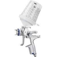 Pistolet de peinture 5000 B RP avec buse 1,2 et trois godets polyvalents RPS 0,3 l/0,6 l/0,9 L, Entr&eacute;e d'air 1/4" NPT, 10,24 pi³/min, Capacit&eacute; 0,3 L/0,6 L/0,9 L, 0,17 psi Maritime Industrial Rubber