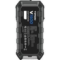 D&eacute;marreur d'appoint, survolteur, banque d'alimentation et lampe de poche V1500 Maritime Industrial Rubber