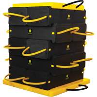 12-Piece CribLok Composite Cribbing System Kit Maritime Industrial Rubber
