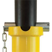 Support de v&eacute;rin &agrave; goupille, Tige verrouillable, Capacit&eacute; de 25 tonnes, 15-3/4" - 26-3/4" h Maritime Industrial Rubber