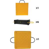 8-Piece CribLok Composite Cribbing System Kit Maritime Industrial Rubber