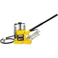 Cric bouteille de s&eacute;rie Pro "Shorty", 20 tonne(s), Air comprim&eacute;/hydraulique, 12-5/8" Hauteur &eacute;lev&eacute;e Maritime Industrial Rubber