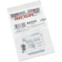 Jeu de clips et joints toriques de 1/4 po Maritime Industrial Rubber
