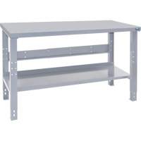 Industrial Duty Workbench, 72" W x 36" D x 34" H, 1000 lbs. Capacity Maritime Industrial Rubber