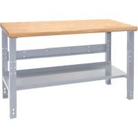 Industrial Duty Workbench, 1000 lbs. Cap., 72" W x 30" D, 34" H Maritime Industrial Rubber
